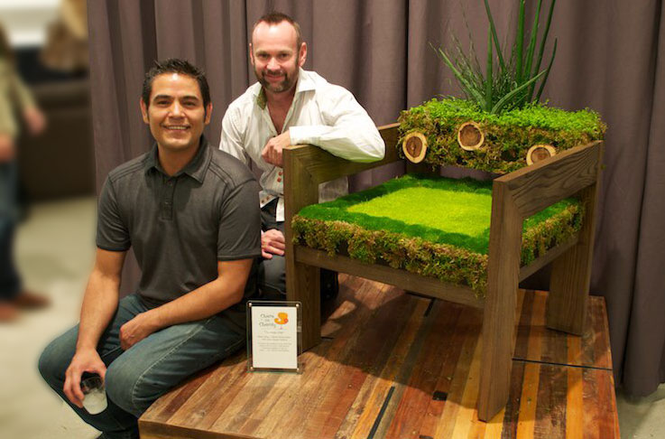 Global Moss Chair. Mark Stary with Mario Perez.